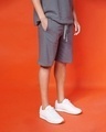 Shop Mink Grey Jogger Shorts-Design