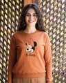Shop Minnie Be Happy (DL) Fleece Sweatshirt-Front