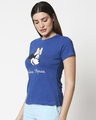 Shop Minnie Blue Half sleeve T-Shirt (DL)-Design