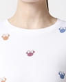 Shop Minnie Colorful Face (DL) AOP Half Sleeve T-Shirt-Full
