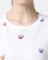 Shop Minnie Colorful Face (DL) Boyfriend AOP T-Shirt-Full