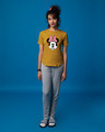 Shop Minnie Face Basic Round Hem T-Shirt (DL)-Design