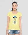 Shop Minnie Mood Half Sleeve T-Shirt (DL)-Front