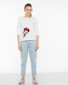 Shop Minnie Round Neck 3/4th Sleeve T-Shirt (DL)-Design