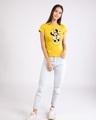 Shop Minnie Says Omg Half Sleeve T-Shirt (DL)-Design