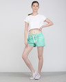 Shop Mint Green Sweat Shorts-Design