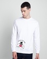 Shop Mischief On My Mind Fleece Sweatshirt (LTL) White-Front