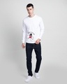 Shop Mischief On My Mind Fleece Sweatshirt (LTL) White-Design