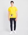 Shop Mischief On My Mind Half Sleeve T-Shirt (LTL) Pineapple Yellow-Design