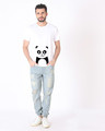 Shop Mischief Panda Half Sleeve T-Shirt