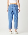 Shop Women's Blue  High Rise Relaxed Fit Joggers-Design