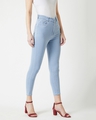 Shop Women's Blue  High Rise Skinny Fit Jeans1-Full