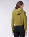 Shop Women's Green  Relaxed Fit Hoodie