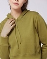 Shop Women's Green  Relaxed Fit Hoodie