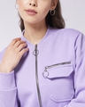Shop Women's Purple  Relaxed Fit Jacket-Design