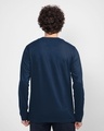 Shop Misty Hills Halftone Full Sleeve T-Shirt Navy Blue-Design