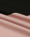 Shop Misty Pink-Black Color Block Boyfriend T-Shirt