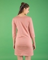 Shop Misty Pink Boat Neck 3/4th Sleeve Dress-Full
