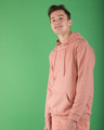 Shop Misty Pink Fleece Hoodies-Design