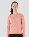 Shop Misty Pink Fleece Light Sweatshirt-Front