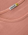 Shop Misty Pink Round Neck 3/4th Sleeve T-Shirt