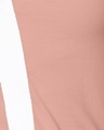 Shop Misty Pink - White Contrast Side Seam T-Shirt