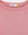 Shop Misty Pink - White Double Tape T-Shirt