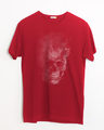 Shop Misty Skull Half Sleeve T-Shirt-Front