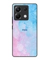 Shop Mixed Watercolor Premium Glass Case for Poco X6 5G(Shock Proof, Scratch Resistant)-Front
