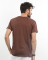 Shop Mocha Brown Half Sleeve T-Shirt-Design