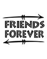Shop Friends Forever Men Friends Theme T-Shirt-Design