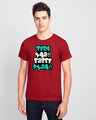 Shop Teri Yaari Sabse Pyari Men Friends Theme T-Shirt-Front