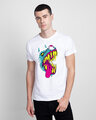 Shop Wild Dog Half Sleeve T-Shirt-Front