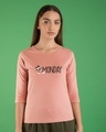 Shop Monday Mickey Round Neck 3/4th Sleeve T-Shirt (DL)-Front