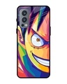 Shop Monkey Wpap Pop Art Premium Glass Case for OnePlus Nord 2 5G (Shock Proof,Scratch Resistant)-Front