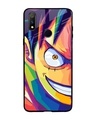 Shop Monkey Wpap Pop Art Premium Glass Case for Realme 3 Pro (Shock Proof, Scratch Resistant)-Front