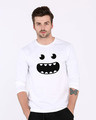 Shop Monster Smiley Full Sleeve T-Shirt-Front