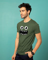 Shop Monster Smiley Half Sleeve T-Shirt-Design