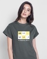 Shop Mood All Day Boyfriend T-Shirt-Front