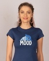 Shop Mood Sadness Half Sleeve T-Shirt (DL)-Front