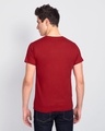 Shop Mood ZZZ Half Sleeve T-Shirt (PNTL) Bold Red-Design