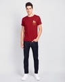 Shop Mood ZZZ Half Sleeve T-Shirt (PNTL) Bold Red-Full