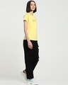 Shop Women's Yellow Moody Graphic Printed T-shirt-Full