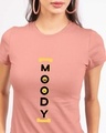Shop Moody Half Sleeve T-Shirt-Front