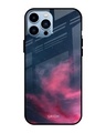 Shop Moon Night Printed Premium Glass Cover For iPhone 13 Pro (Impact Resistant, Matte Finish)-Front