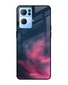 Shop Moon Night Printed Premium Glass Cover For Oppo Reno7 Pro 5G (Impact Resistant, Matte Finish)-Front