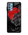Shop Moon Tiger Printed Premium Glass Cover For  A72(Impact Resistant, Matte Finish)-Front