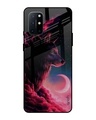Shop Moon Wolf Printed Premium Glass Cover For OnePlus 8T (Impact Resistant, Matte Finish)-Front