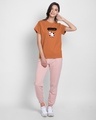 Shop Mooody Boyfriend T-Shirt Vintage Orange-Design