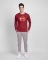 Shop Moraya Full Sleeve T-Shirt Bold Red-Design